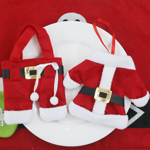 12*12cm Christmas decorations knife & fork cover