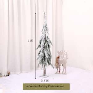 1m, 1.5m, 1.8m Creative flocking Christmas tree